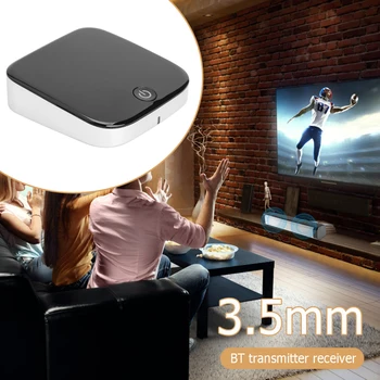 

Bluetooth 5.0 Remote Transmitter Receiver 3.5mm High Sound Quality Wireless Audio Adapter Home Theater Essential Spare Parts