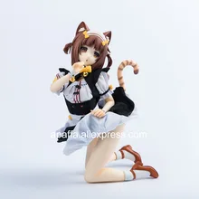 Figura DE ACCIÓN DE nekolara Azuki, juguete de Anime Sexy de encuadernación nativa de 24cm, cuerpo suave, juguetes de modelos coleccionables a escala 1/4