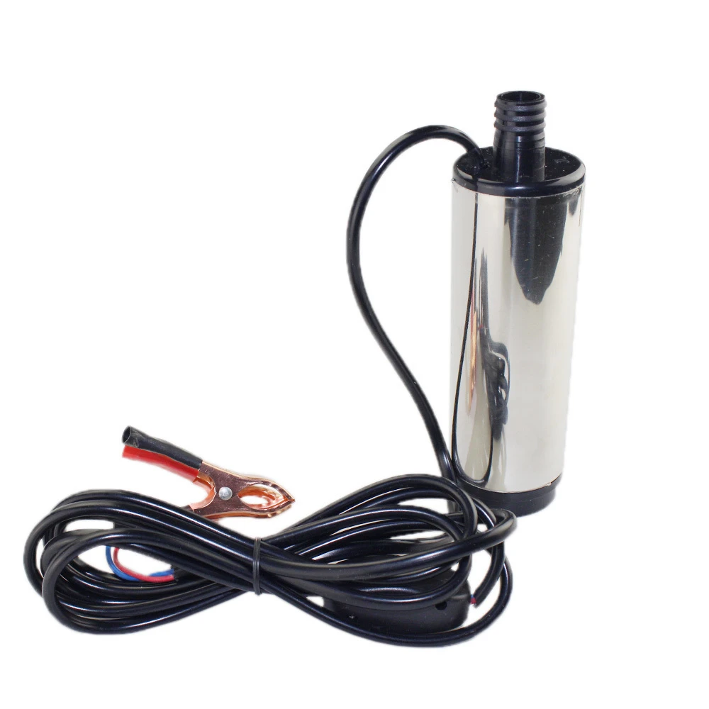 51mm DC Electric Diesel Fuel Pump 24V 30L/min Water Oil Car Camping Fishing Submersible Transfer Switch Stainless Steel | Обустройство