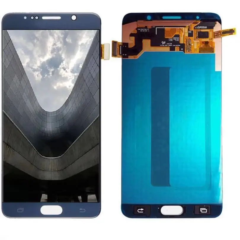 100% супер AMOLED для SAMSUNG Galaxy Note 5 ЖК-дисплей с сенсорным экраном Note5 N920A N9200 SM-N920 N920C |