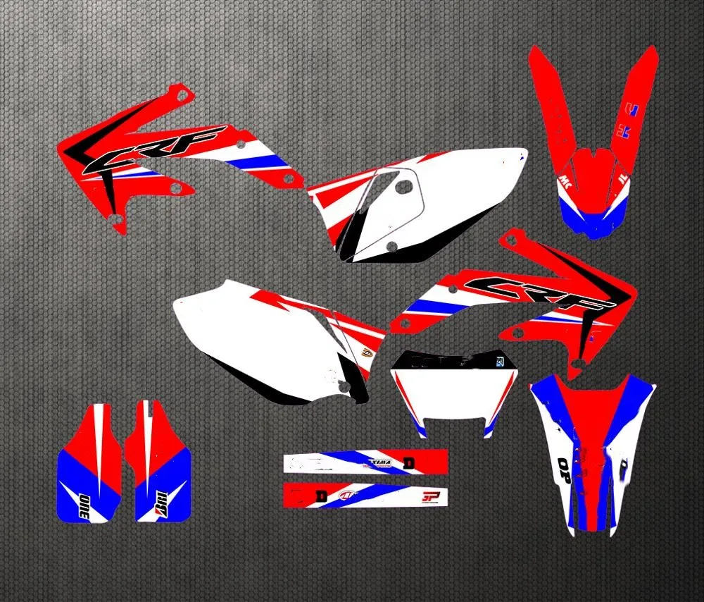Полный набор наклеек для Honda CRF450X CRF 450 X CRF450 2005 2012 2006 2007 Набор с индивидуальным