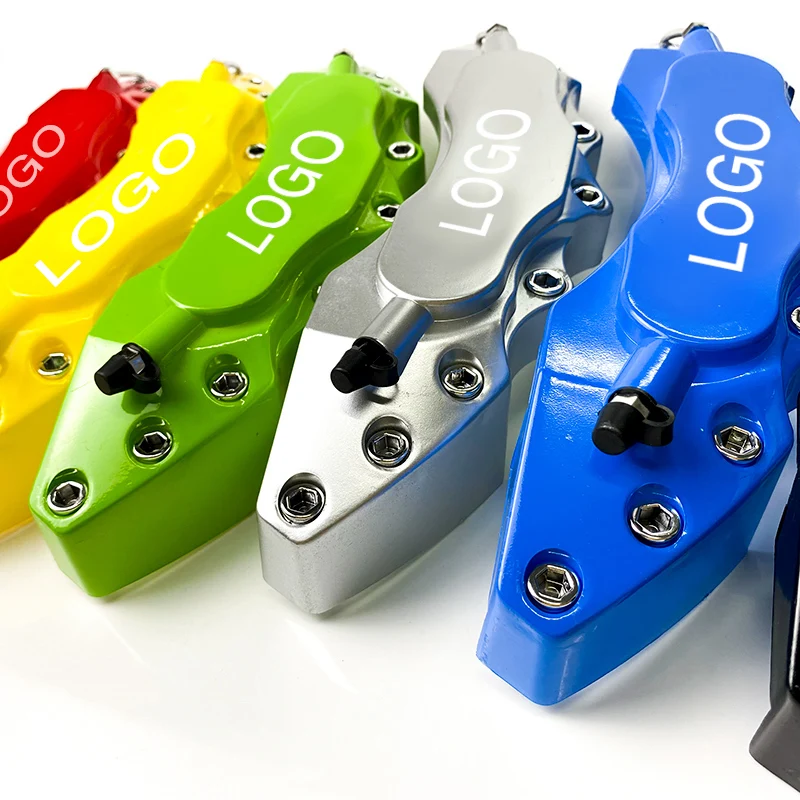 2Pcs S/M/L ABS Car 3D Disc Brake Caliper Covers Sticker For Toyota CROWN COROLLA COASTER LAND CRUISER PRADO REIZ  Accessories