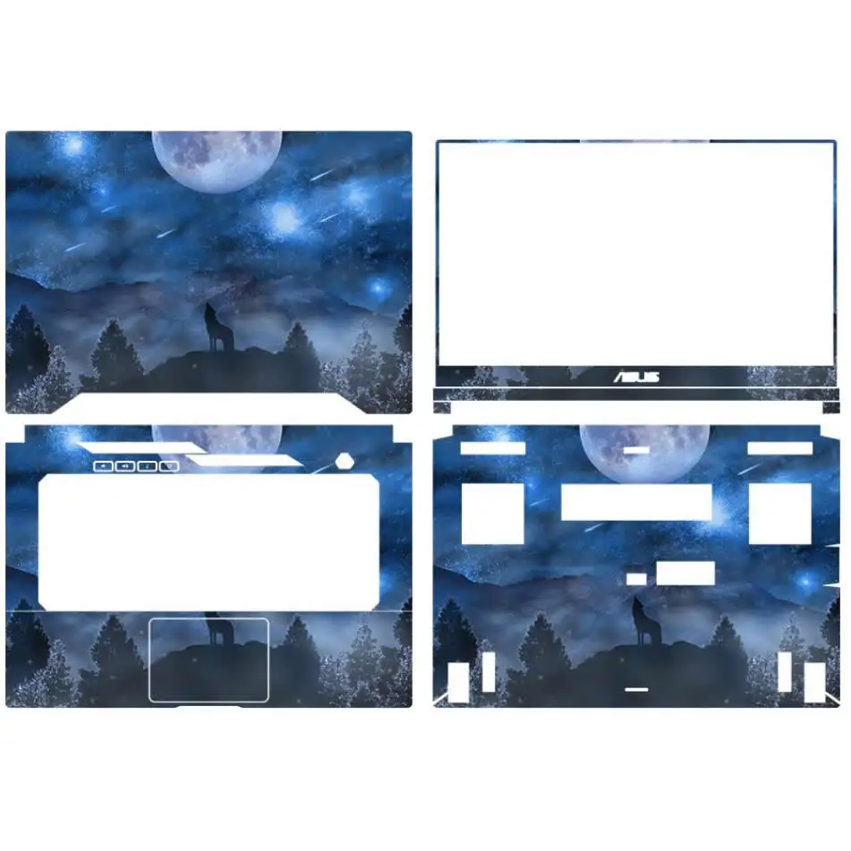 Kh Laptop Sticker Skin Decals Cover Protector Guard Per Asus Tuf Gaming Dash F15 Fx516 Fx516P Fx516Pm Fx516Pe Fx516Pr