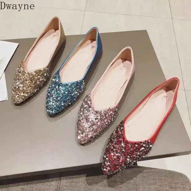 gold bridesmaid flats