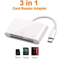 Typ C Zu SD TF MicroSD CF Kartenleser USB C OTG Adapter für IPad Macbook PC Für Huawei P40 p30 Xiaomi Samsung S20 S10 S9