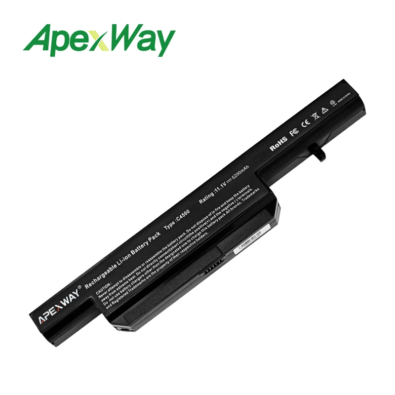 Аккумулятор Apexway для ноутбука 6 ячеек лампочек Φ C4100 C4500 C4500Q C4501 87 C480S 4P4 KB15030 W150ER 4505