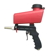 90psi портативный гравитационный Пескоструйный пистолет пневматический Пескоструйный Аппарат небольшой Регулируемый инструмент