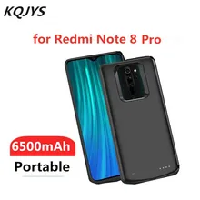 6500 мАч запасной внешний аккумулятор чехол для Redmi Note 8 Pro зарядный чехол Чехол для зарядного устройства чехол s для Xiaomi Redmi Note 8 Pro чехол питания