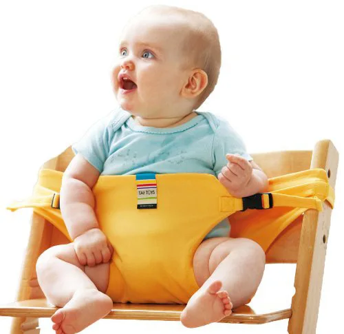 Baby Dining Chair Safety Belt Portable Seat Lunch Chair Seat baby Booster Seat Stretch Wrap Feeding Harness Booster Seat