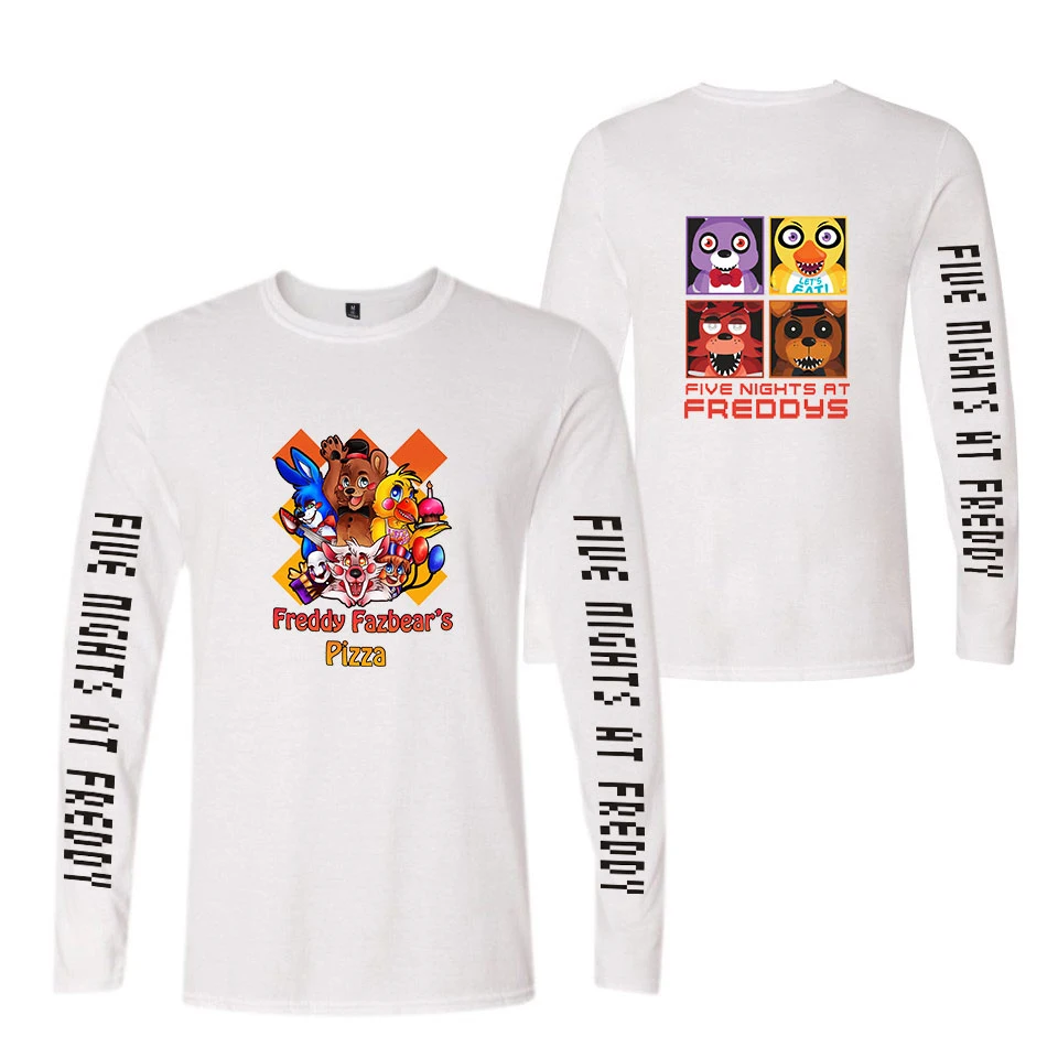 Five Nights at Freddy хип-хоп Уличная футболка модные брендовые футболки harajuku мужские летние с длинным рукавом