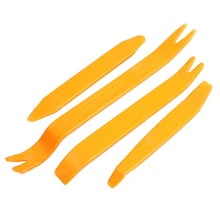 4pcs/set Plastic Auto Dismantle Tools Kit Car Radio Door Clip Panel Trim Dash Audio Removal Installer Pry Kit Refit Set