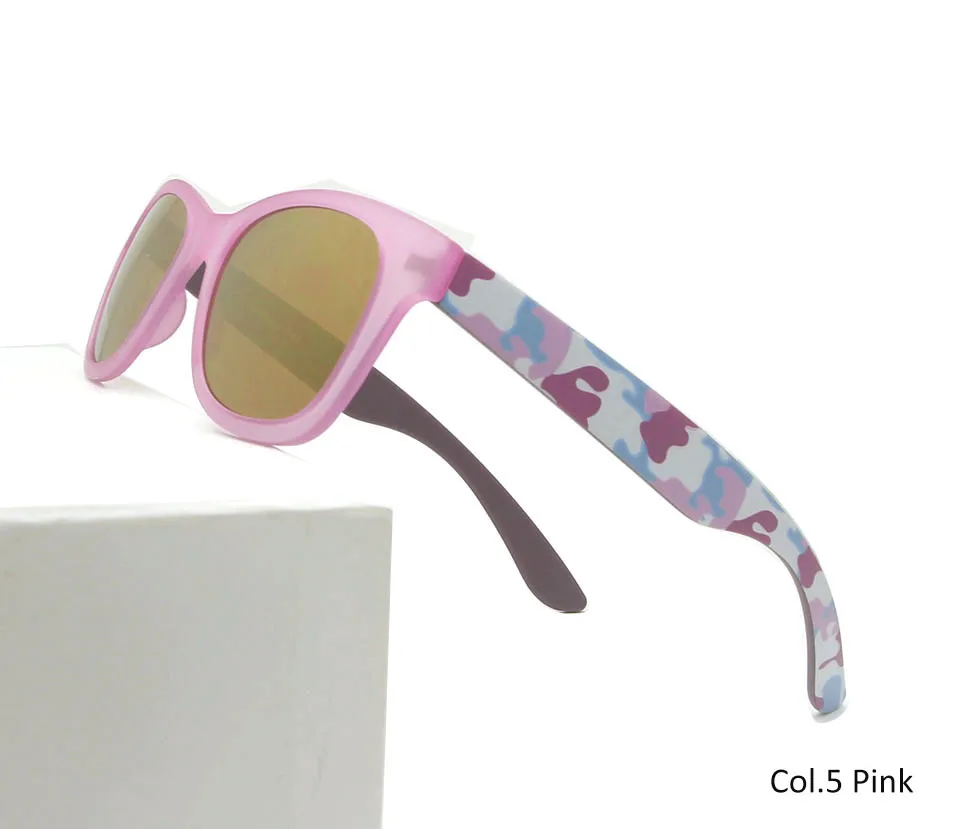 eyewear pink Брендовые дизайнерские солнцезащитные очки для мальчиков, Детские квадратные ультра-светильник для девочек, детские очки, милые дизайнерские солнцезащитные очки с зеркальным покрытием Uv400 - Цвет линз: eyewear pink