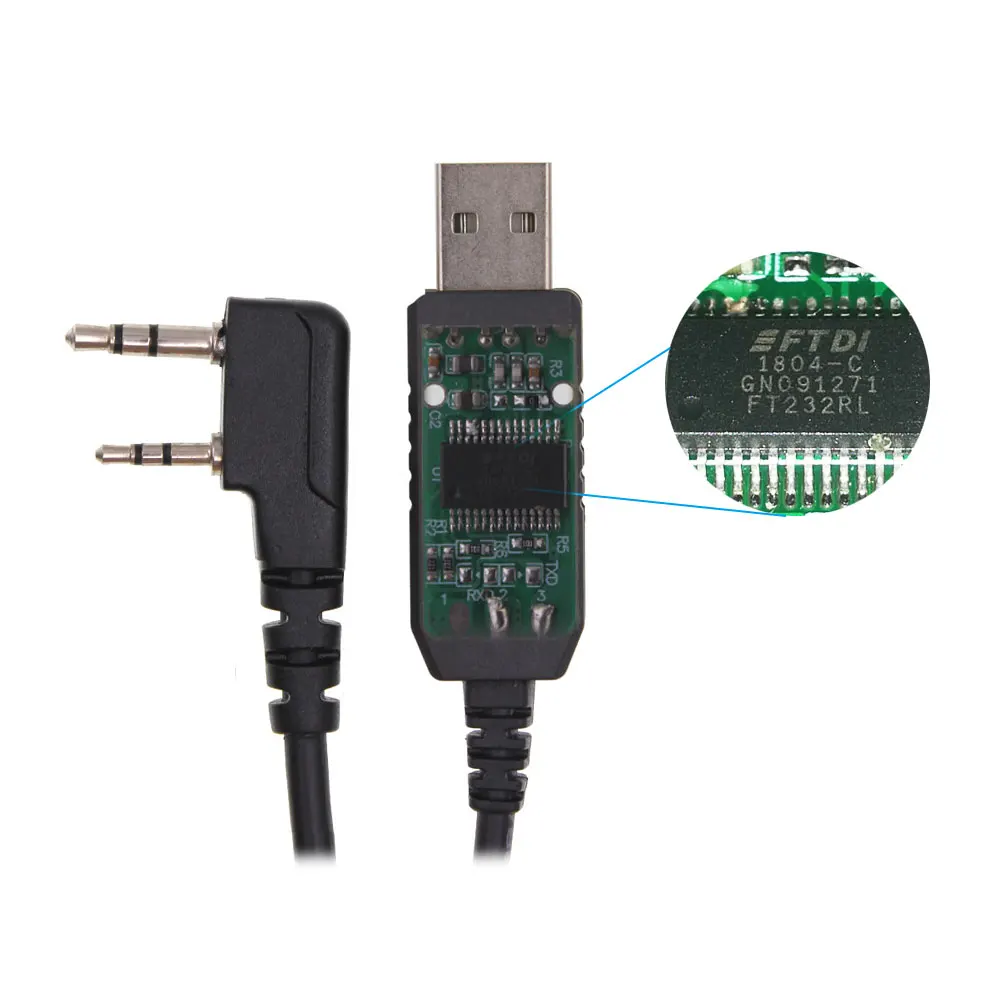 ANYSECU USB-K1 FTDI Кабель для программирования K интерфейс SL1M DM960 UV-82 BaoFeng UV-5R BF-888S 2 способ радио и т. д