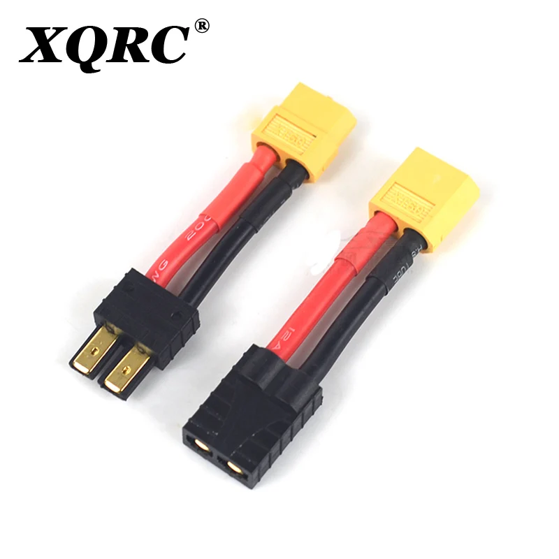 1PCS T stecker Deans Weiblich/Männlich zu TRX Männlich Weiblich Adapter Stecker Für RC Auto Batterie Zubehör – Detail 2
