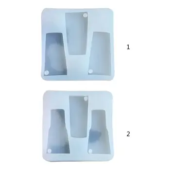 

Wine Bottle Key Ring Epoxy Mold DIY Baking Tool Fondant Chocolate Cake Silicone Molds T4MD