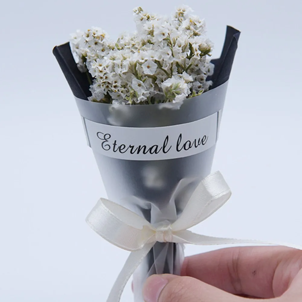 Мини Gypsophila натуральные сухие цветы для свадьбы украшения для самодельного изготовления Упаковка подарков небесные звезды цветы фото реквизит