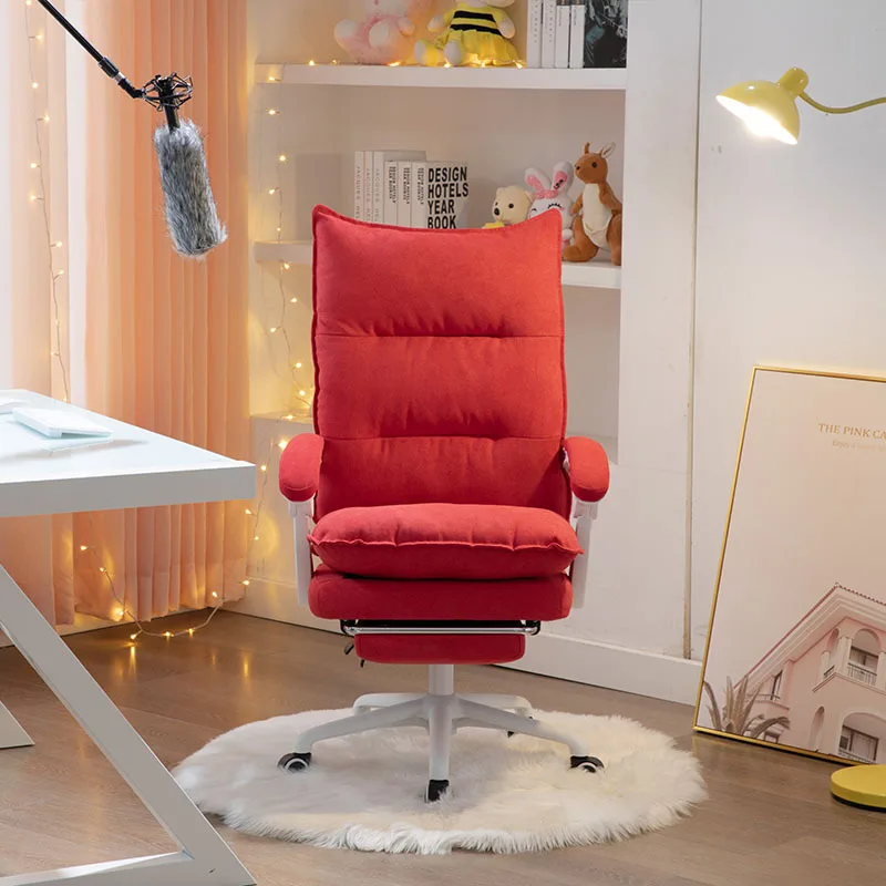 

Gaming Chair Lying Lifting Boss Chair Youtuber Chair Computer Chair Pink Office Chair Footrest Live Video Chair Free Shipping