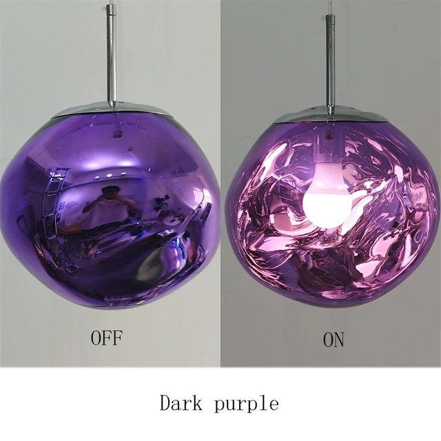 Nordic LED Lava Lamp Pendant Lights For Living Room Dining Room Kitchen Restaurant  Mmodern Chandelier Ceiling Pendant Lamp purple