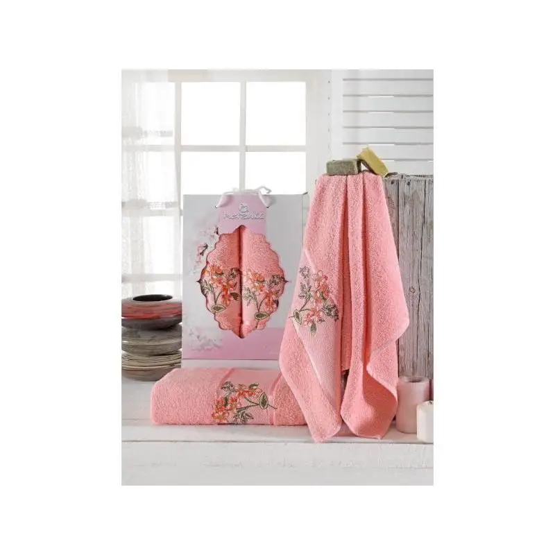 Набор полотенец merzuka, SAKURA GARDEN, 2 предмета, персик