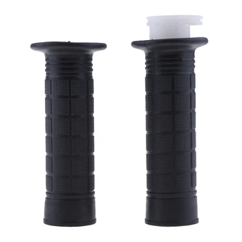 

1 Pair Left Right Throttle Handle Grips 22mm 7/8'' Handlebar for ATV Quad Dirt Bike