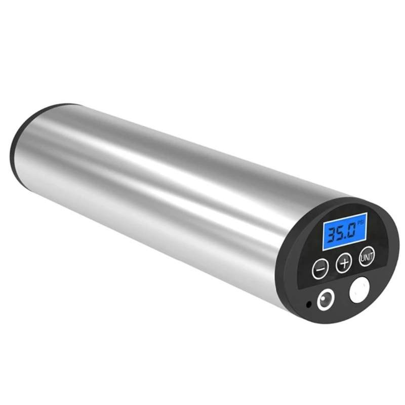 150PSI Mini Electric Inflator 12V Car Bicycle Bike Pump Electric Auto Air Compressor Bicycle Pumps with LCD Display-EU PLUG