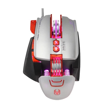 

MIXIE Wired Mouse Mechanical Define the Game USB Wired 3200DPI Adjustable Gaming Mouse Mice for PC Mouse