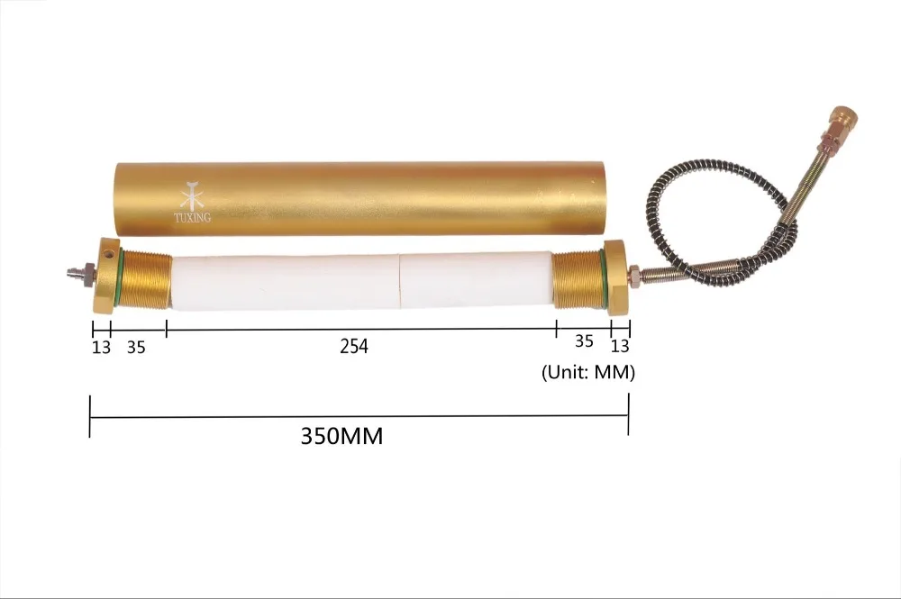 

4500psi air compressor oil water filter 30mpa 300bar L350mm*OD49mm*ID36mm