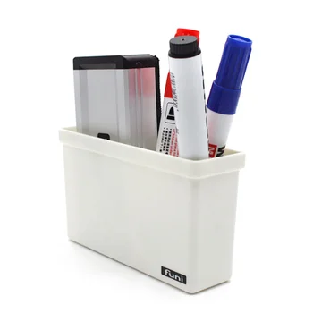 

2PCS Marker Dry Erase Magnetic Holder Magnet Pen Pencil Cup Utility Organizer for Office Refrigerator Locker Metal Cabinets