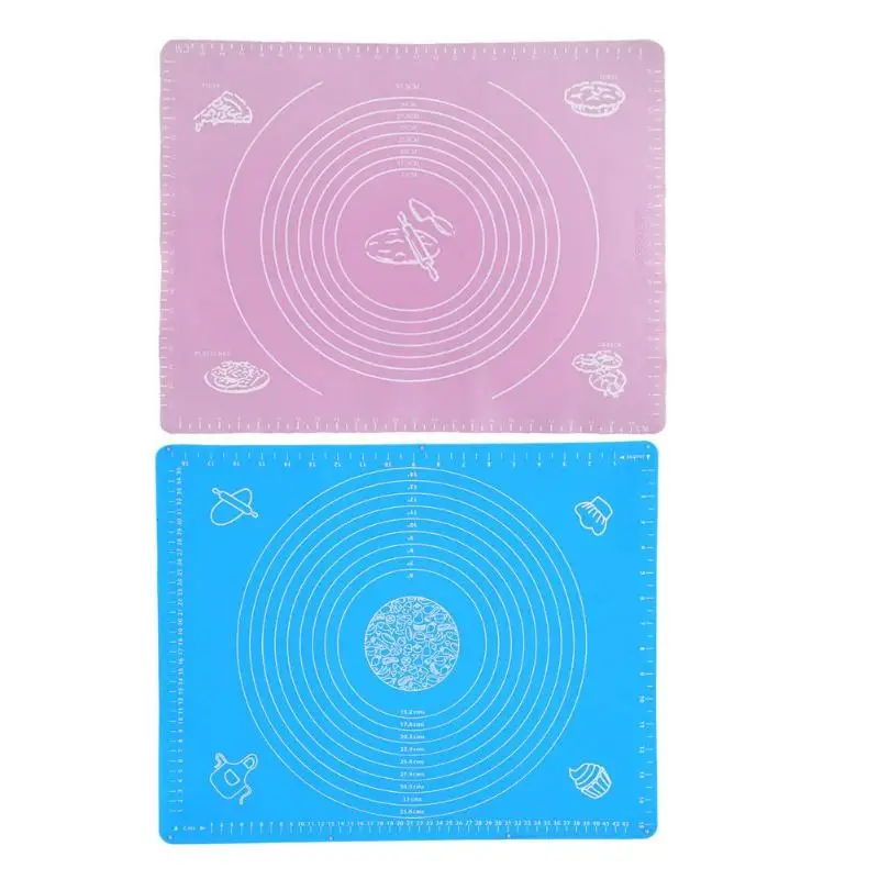 

Silicone Cake Dough Fondant Rolling Kneading Mat Baking Mat With Scale