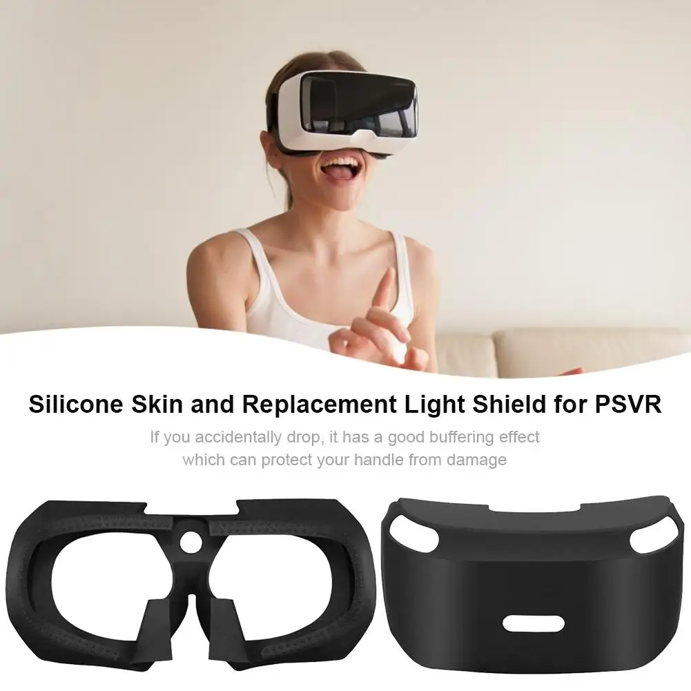 Силиконовая пленка для PS VR защитный чехол световая защита для PSVR внутренняя маска для глаз+ Внешняя маска для глаз чехол