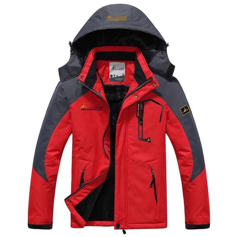 

Winter Parka Men Windbreak Plus Velvet Thick Warm Windproof Fur Coats Male Military Hooded Anorak Jackets Men's Outwear Overcoat