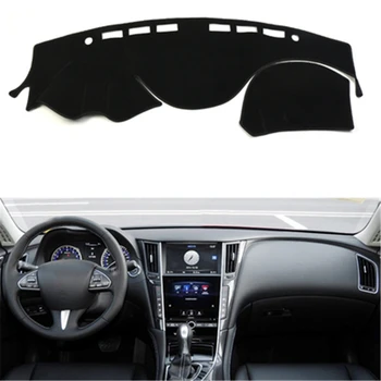 

SJ Non-Slip Car Inner Auto Dashboard Cover Dashmat Pad Sun Shade Dash Board Cover Fit For INFINITI Q50L 2015 2016 2017 2018