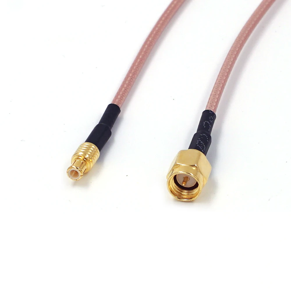 

SMA male to MCX male straight RF cable assembly RG316