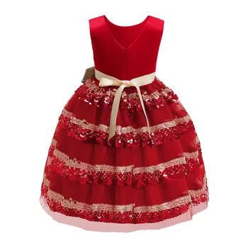 

Girls Princess Dress Cute flower girl dresses for weddings Bow Kids dresses for girls prom dresses Birthday dress Girls dress