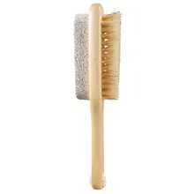 Пилочка для ног Двухсторонняя щетка для удаления твердых мозолей кожи скруббер домашний педикюр Отшелушивание JS11