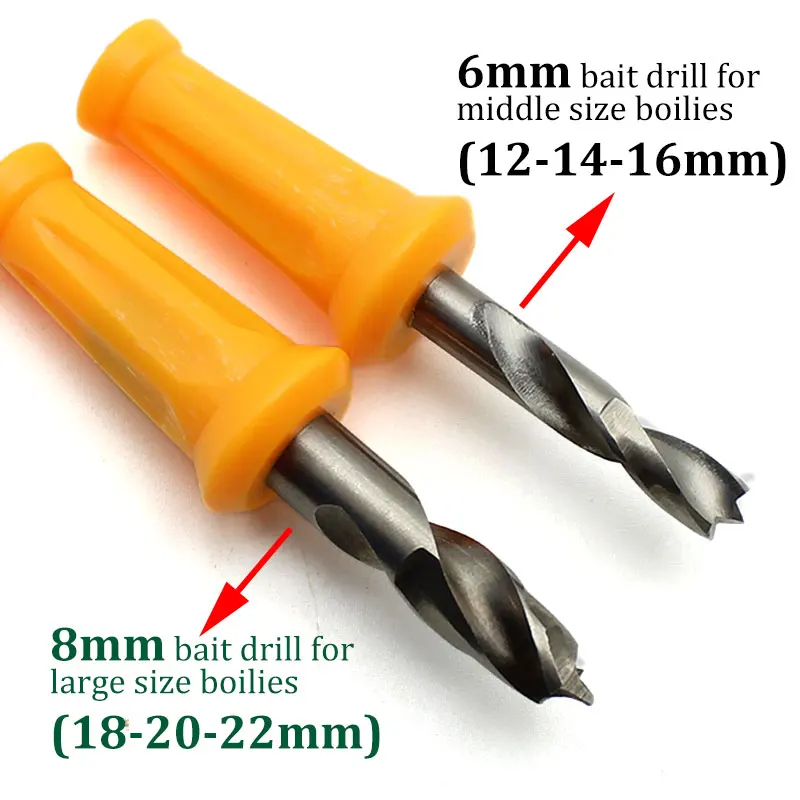 6mm/8mm Karpfen Angeln Werkzeuge Kork Ball Punch Loch Werkzeuge Edelstahl Bohrer Karpfen Köder Corer Fit korken Stick Angeln Zubehör Tackle – Detail 2