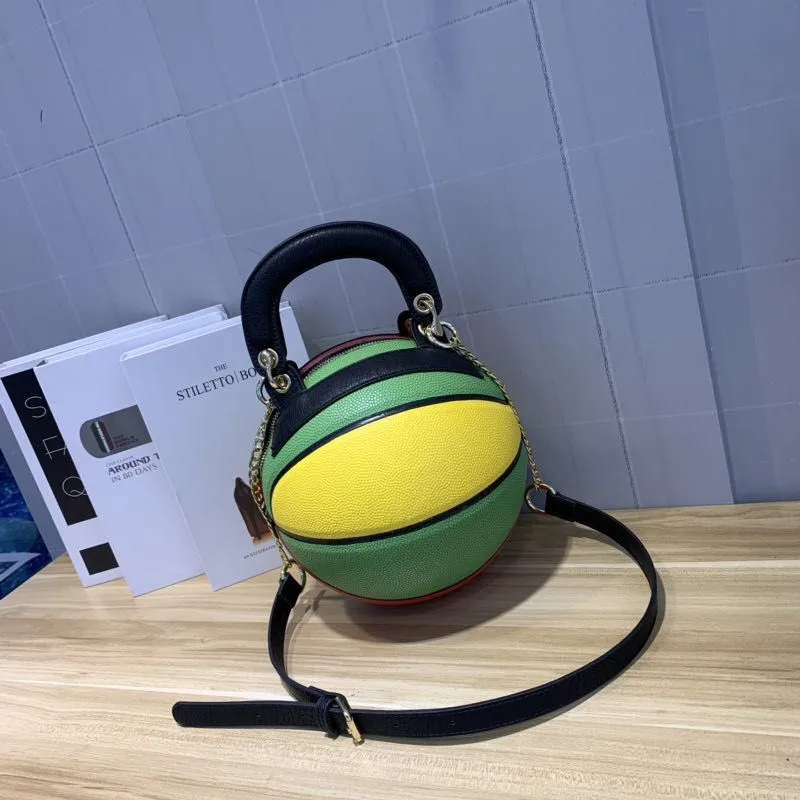 yellow green Xianjian дизайн плечевой ремень баскетбольная форма сумки Bolsas для мальчиков/девочек - Цвет: yellow green