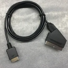 SCART кабель ТВ AV свинец реальный RGB Scart кабель заменить Соединительный кабель для Playstation PS2 PS3 Slim