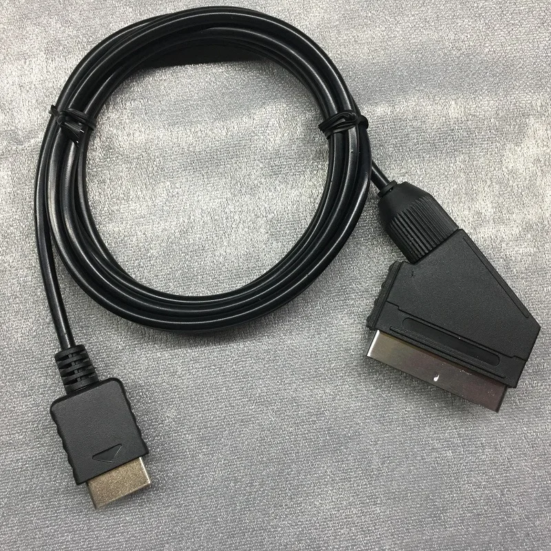 Scart Cable Tv Av Lead Real Rgb Scart Cable Replace Connection Cable