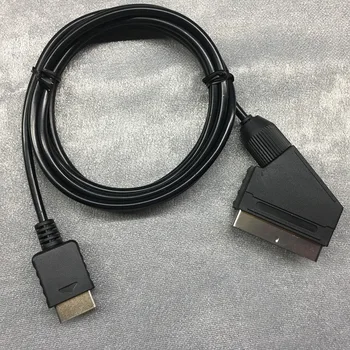 

SCART Cable TV AV Lead Real RGB Scart Cable replace connection cable for Playstation PS2 PS3 Slim