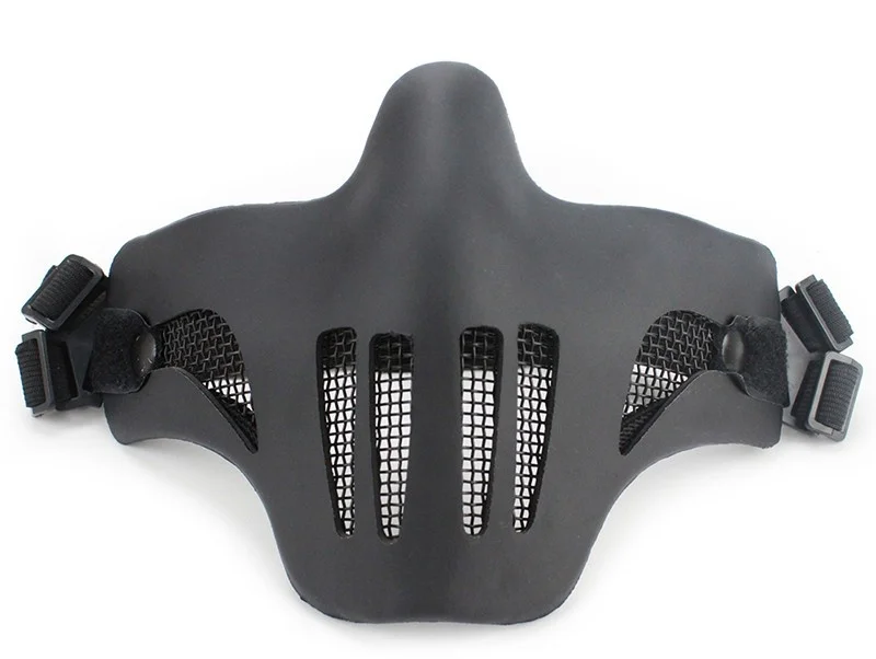 V1 Ghost Recon Style Half Face Paintball Mask Skull Metal Steel Mesh Accessori Da Caccia Wargame Airsoft Maschere Tattiche Militari