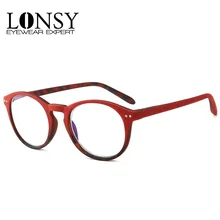 Модные круглые очки для чтения женщин и мужчин прозрачный синий свет смолы очки для пресбиопии унисекс диоптрий+ 1,0+ 2,0+ 3,0+ 4,0