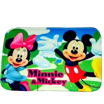 

Disney Cartoon Mickey and Minnie Mouse Door Mat Kids Boys Girls Game Mat Bedroom Kitchen Carpet Indoor Bathroom Mat
