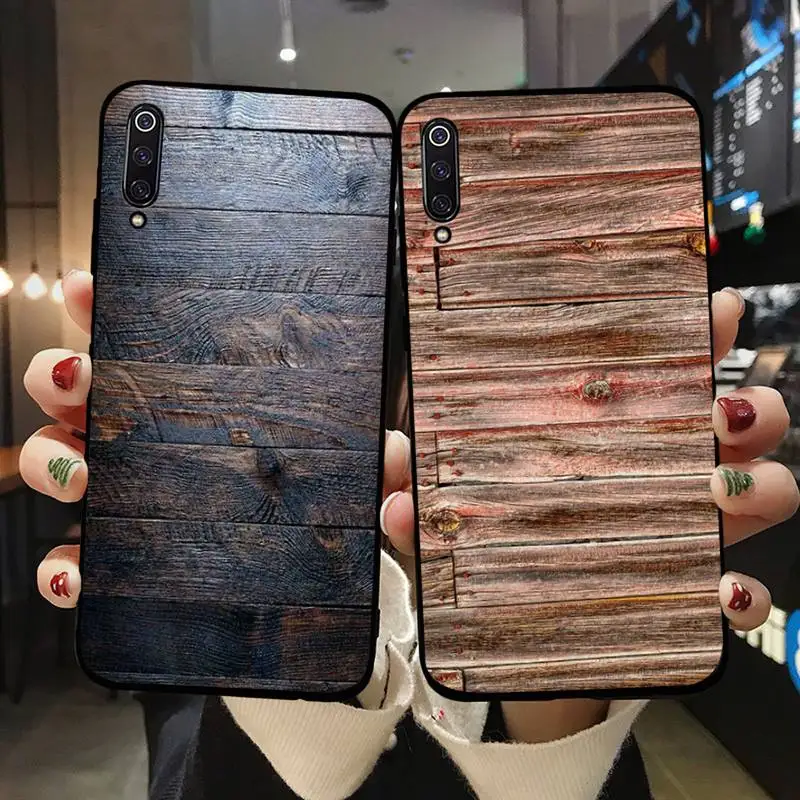 Wood grain Pattern Phone Case For Xiaomi Redmi 7 8 9t 6 9se k20 mi8 max3 lite 9 note 9s 10 pro | Мобильные телефоны и