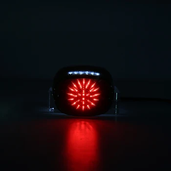 

1pcs Trailer Parts Hitch Lock Ball Lock Universal Motorcycle LED Tail Brake Turn Signal Integrated Light for Yamaha FZ600 Alloy