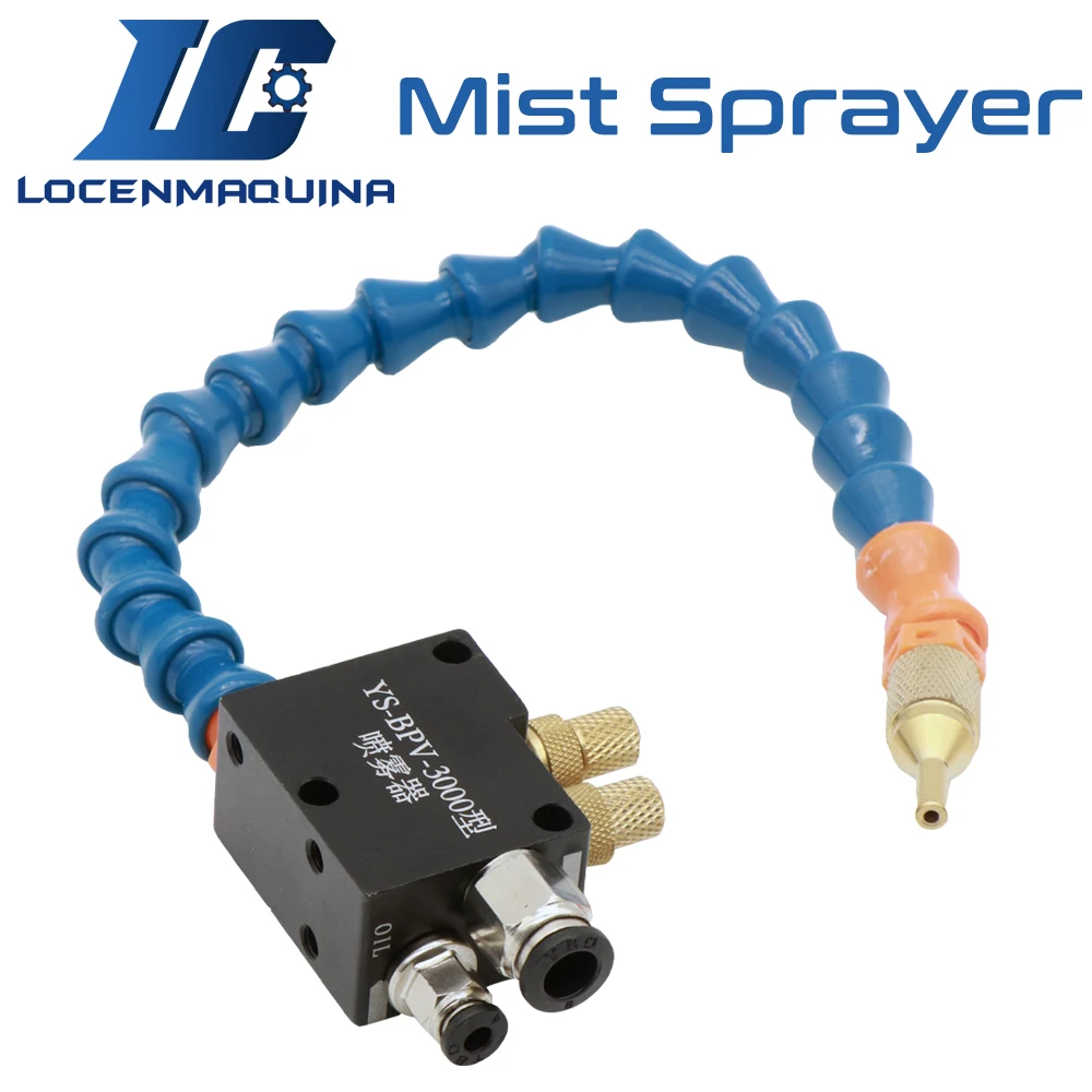 Mist Coolant Lubrication Spray System For 8mm Air Pipe CNC Lathe Milling Drill 