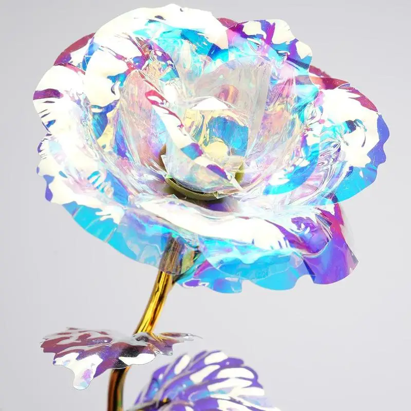 1 шт. креативный подарок на день Святого Валентина алюминиевая фольга 24 К розовое