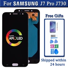 Ensemble écran tactile LCD Super Amoled, pour Samsung Galaxy J7 Pro 2017 J730 J730F J730F J730GM J730G=