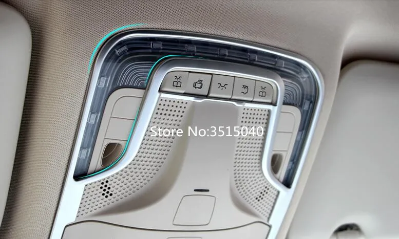 Для Mercedes Benz Vito 1 шт. ABS хром автомобиль для помещений лампа для чтения свет крышка отделка автомобильный стиль аксессуары