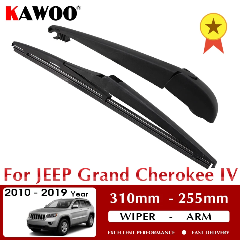Kawoo Car Rear Wiper Blades Back Window Wipers Arm For Jeep Grand